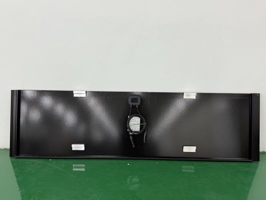 0.04% Kortsluiting Spanningstemperatuurcoëfficiënt BIPV Platte tegels Zonnepanelen 120W Zwart en oranje dak elektriciteit