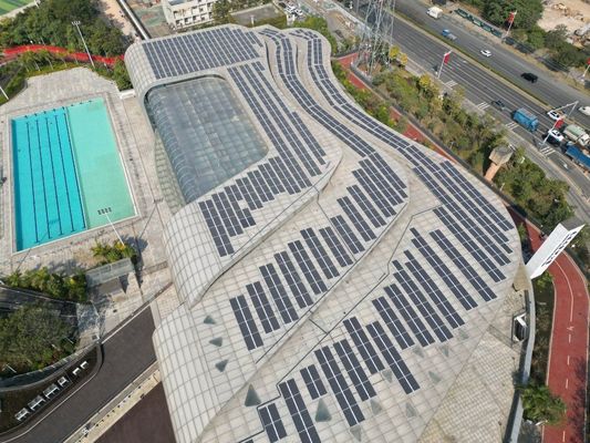 Lichte halfzachte flexibele BIPV-zonne-module open-circuitspanning 53,03V voor architectuur of landbouw