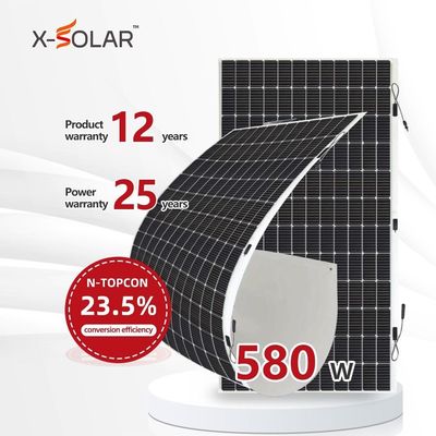 Optimale werkingsspanning 44,19 V Glory Solar Motorhome 400W Semi-flexibel PV-paneel voor RV Marine Yacht Balkon PV-systemen