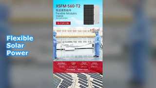 580W zacht zonnepaneel voor daken, eenvoudig te installeren